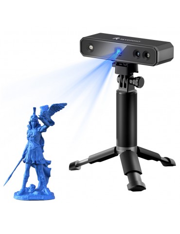 Revopoint MINI Scanner 3D a luce blu con precisione di...