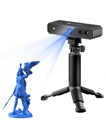 Revopoint MINI Scanner 3D, precisione 0,02 mm, luce blu...
