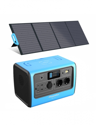 BLUETTI EB70 + BLUETTI PV200 Kit Generatore Solare-Blu