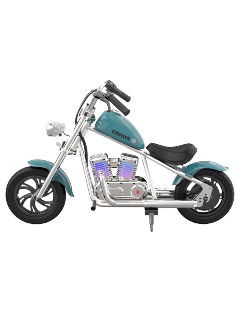 Hyper GOGO Cruiser 12 Plus Moto Elettrica con App per Bambini, 12  Pneumatici, 160W, 5,2Ah, vivavoce Bluetooth, luci LED - Blu
