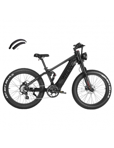 Vitilan T7 Bicicletta elettrica da montagna, pneumatici...