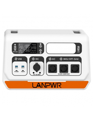 LANPWR 2200PRO Stazione di alimentazione portatile, con...