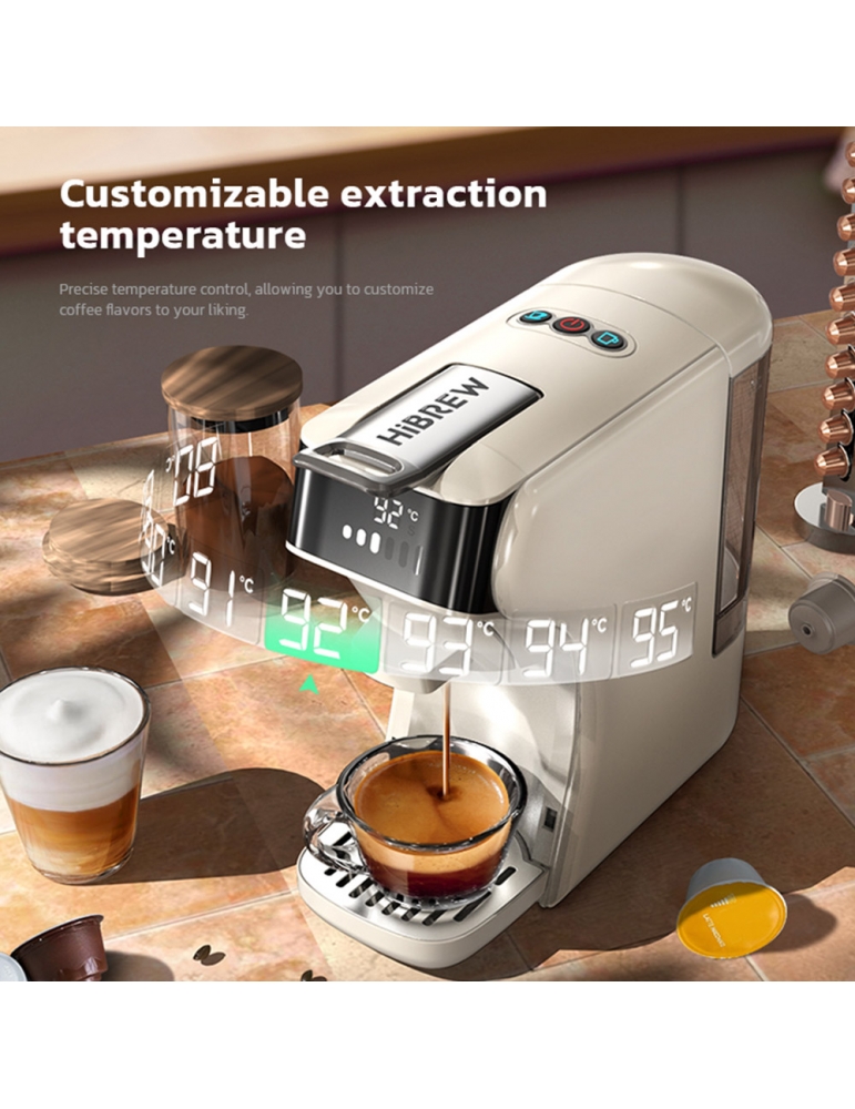 HiBREW H4 Macchinetta Del Caff&egrave; Portatile 15 Bar 12V Per Auto Con Custodia E Adattatore