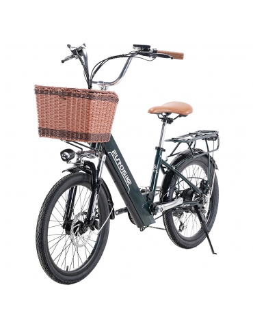EUROBIKE Cityrun-20 Bicicletta elettrica, copertone da...