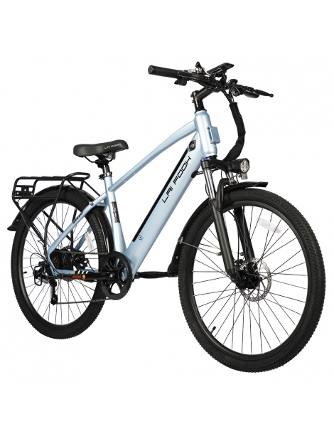 Bicicletta Elettrica Touroll B2 Ricondizionata - 26 Pollici, Motore 250W, Batteria 36V, Autonomia 100km, Verde