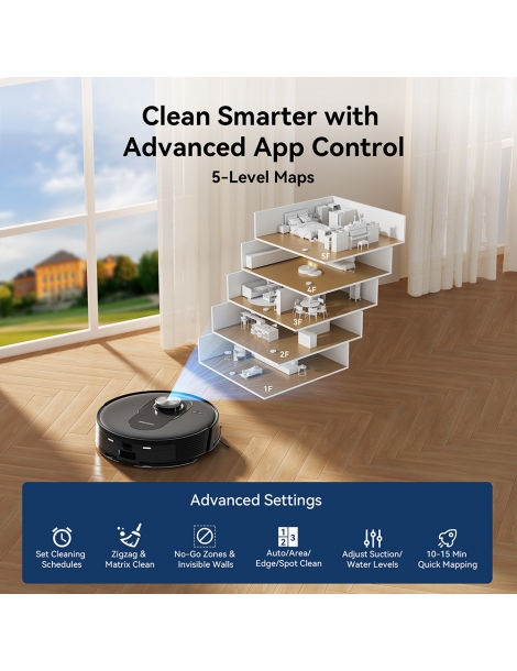 12 Filtri HEPA Compatibili Con Proscenic Q8 Max E Q8 – Ricambio Per Robot Aspirapolvere, Facile Da Installare, Qualità Eccellente