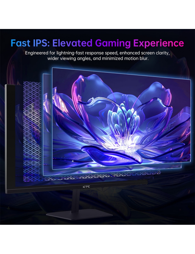 KTC H24F8 monitor gaming FHD 180Hz Fast IPS con riproduzione