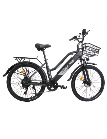 Orlms City 26 Electric Bike  500W Motor  48V 15Ah Battery  26*1 75 inch Tires  45km/h Max Speed  55km Max Range  Mechanical Dis