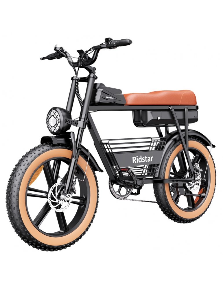 Ridstar CR20 Electric Bike  1000W Motor  48V 20Ah Battery  20*4 0 inch Fat Tires  48km/h Max Speed  70km Max Range  Front 
