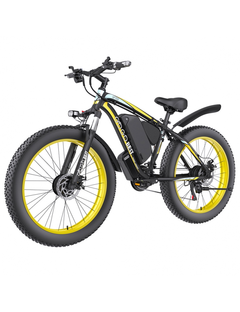 GOGOBEST GF700 Electric Bike  2*500W Dual Motor  48V 18 2Ah Battery  26*4 0 inch Tires  25km/h Max Speed  70km Max Range  Mecha