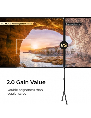 Ultimea Photon E-ALR 120 inch Projection Screen with Stand