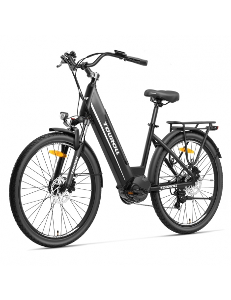 E-Bike Touroll B2 26 Pollici &ndash; Citt&agrave; 250W &ndash; Ricondizionata &ndash; Verde &ndash; 100 Km Autonomia