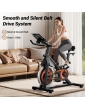 ROBORE SEB20 Stationary Exercise Bike  136kg Capacity  Silent Belt Drive  Comfort Seat 