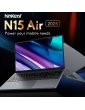 Ninkear N15 Air Laptop  15 6 inch 1920x1080 IPS Screen  Intel N150 4 Core Max 3 6GHz  16GB RAM 512GB SSD  2 4/5GHz WiFi Bluetoo