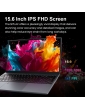 Ninkear N15 Air Laptop  15 6 inch 1920x1080 IPS Screen  Intel N150 4 Core Max 3 6GHz  16GB RAM 512GB SSD  2 4/5GHz WiFi Bluetoo