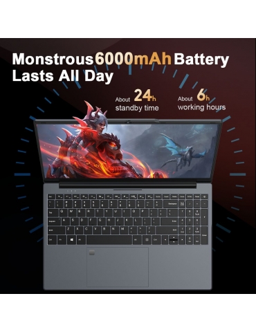 Ninkear N15 Air Laptop  15 6 inch 1920x1080 IPS Screen  Intel N150 4 Core Max 3 6GHz  16GB RAM 512GB SSD  2 4/5GHz WiFi Bluetoo