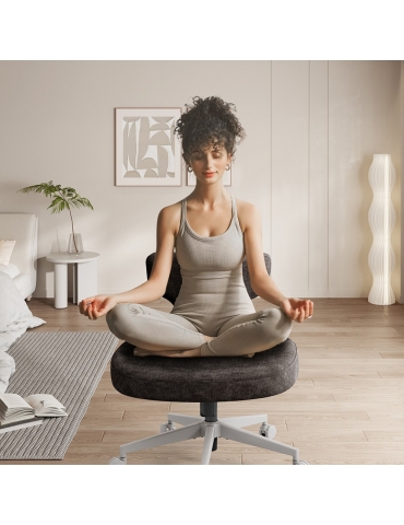 NEWTRAL FP-DG  Freedom-X Multi-Posture Cross Legged Chair  Without Armrest  Dark Grey