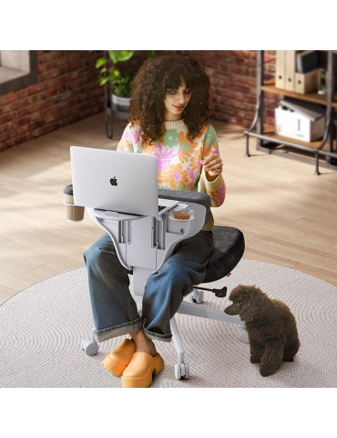 NEWTRAL FP-DG  Freedom-X Multi-Posture Cross Legged Chair  Without Armrest  Dark Grey