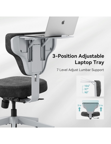 NEWTRAL FP-DG  Freedom-X Multi-Posture Cross Legged Chair  Without Armrest  Dark Grey