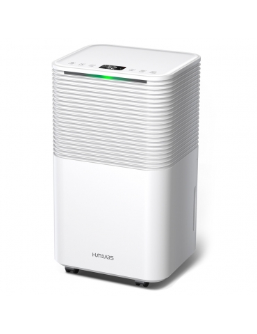 HUMILABS OL12-BD031A Deumidificatore portatile, capacità di deumidificazione 12L, 3 modalità, timer 24 ore - Bianco
