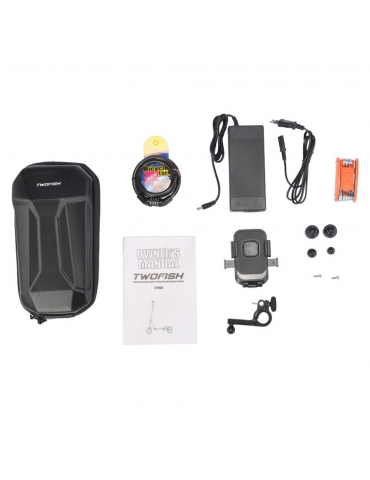 TWOFISH TW3 PRO Electric Scooter  1000W*2 Motor  52V 23Ah Battery  11 inch Tires  60km/h Max Speed  55km Range  Dual Disc Brake