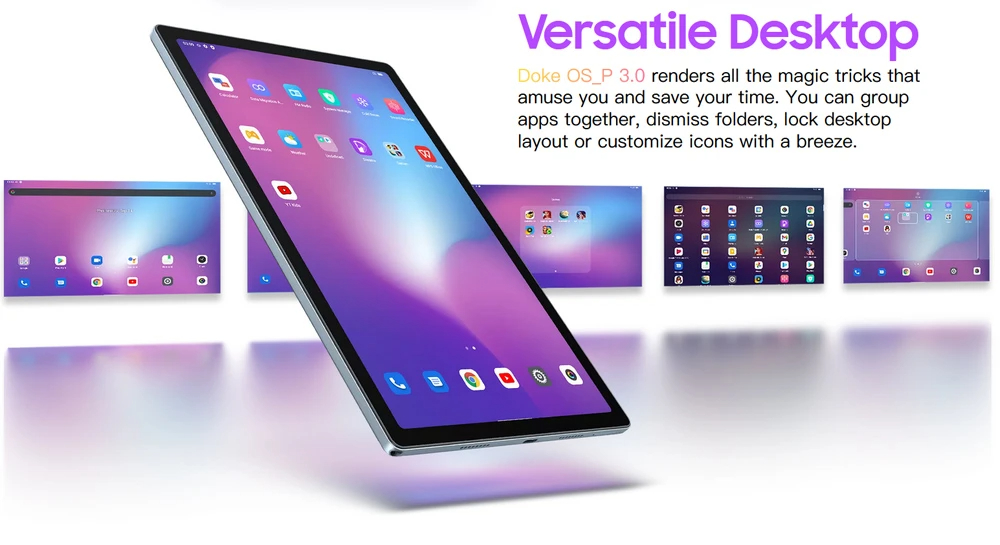 Tablette Blackview Tab 15 4G LTE Octa Core Unisoc T610 Argent