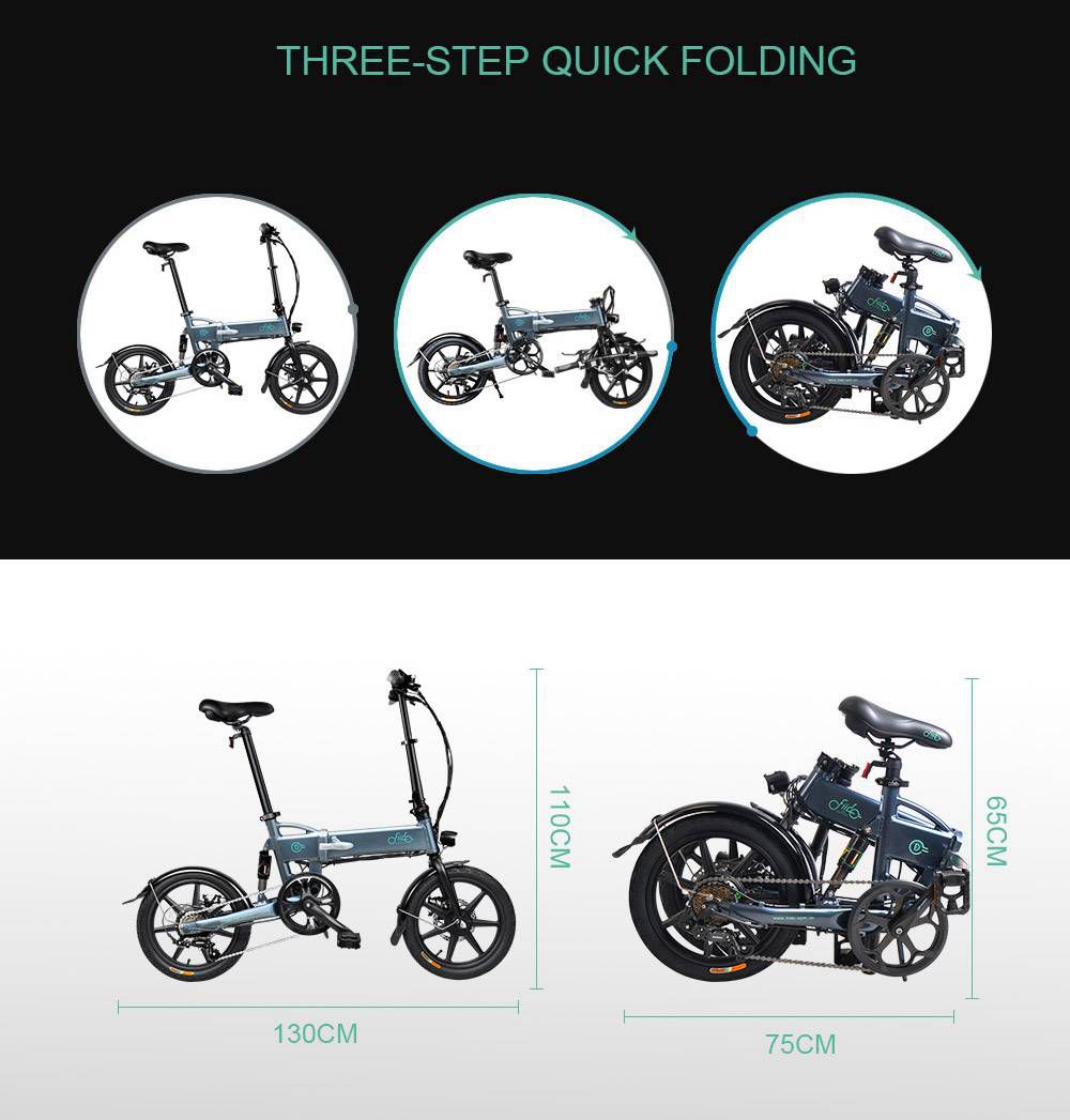 Bicicletta elettrica pieghevole FIIDO D2S | Italia