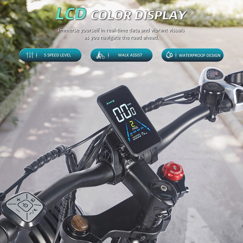FAFREES F20 ULTRA Electric Bike, 750W Motor, 48V 25Ah Battery, 20*5-inch Fat Tires, 25km/h Max Speed, 80-100km Range, SHIMANO 7