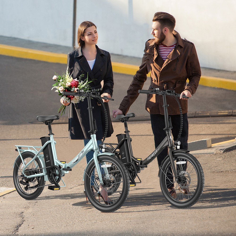 Fafrees F20 Lasting Electric Bike 250W Motor 36V 18 2Ah Battery 20*1 95'' Tires 25km/h Max Speed 120km Max Range Mechanic