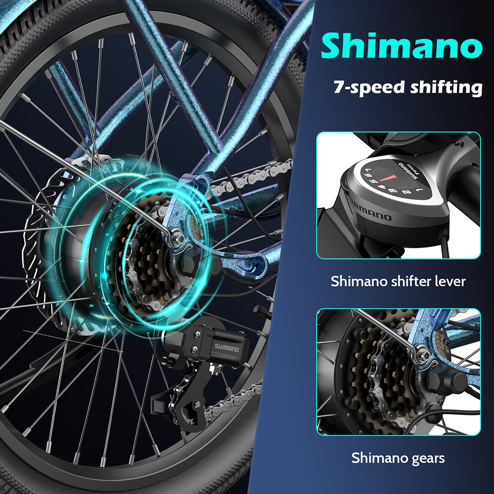 Fafrees F20 Lasting Electric Bike 250W Motor 36V 18 2Ah Battery 20*1 95'' Tires 25km/h Max Speed 120km Max Range Mechanic