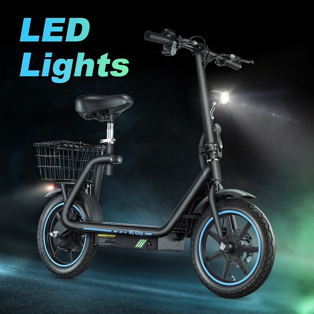 HONEYWHALE M5 Elite Electric Scooter 14-inch Tire 500W Motor 48V 13Ah Battery 40~45km Range 40 km/h Max Speed