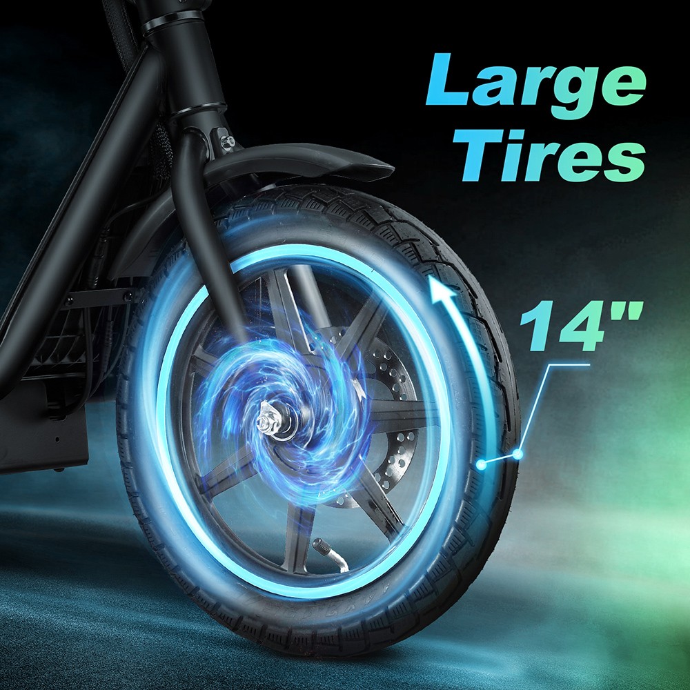 HONEYWHALE M5 Elite Electric Scooter 14-inch Tire 500W Motor 48V 13Ah Battery 40~45km Range 40 km/h Max Speed