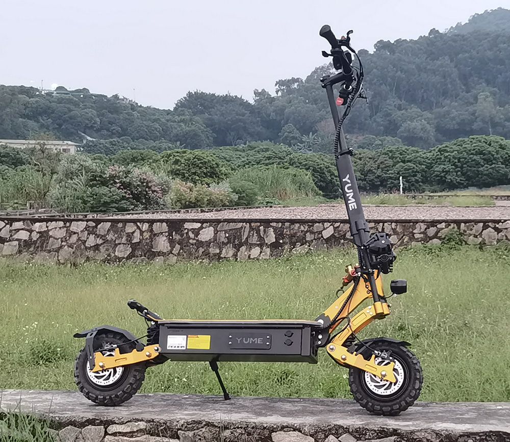 YUME X11  Electric Scooter  3000W*2 Motor  60V 27Ah Battery  11-inch Off-road Fat Tires  80km/h Max Speed  90km Max Range  EBS 