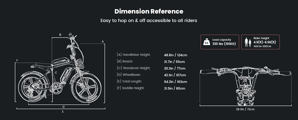 PVY X20 Electric Bike 1000W Motor 48V 30Ah Dual-battery 20*4 0'' Fat Tire 50km/h Max Speed 200km Max Range Hydraulic Disc