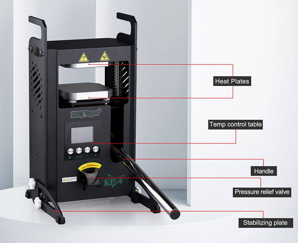 LTQ VAPOR KP-402 Heat Press Machine  Dual Heating Plates  4 Ton Pressure Starter  Adjustable Temperature
