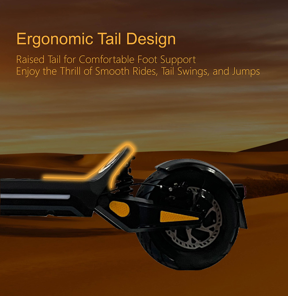 DT06 Electric Scooter 1900W Motor 60V 18 2Ah Battery 11-inch Tire 60km/h Max Speed 75km Range Dual Hydraulic Brake