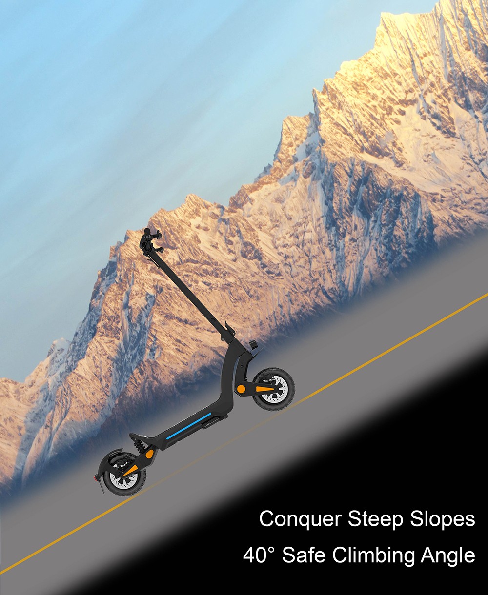 DT06 Electric Scooter 2*1900W Motor 60V 23 4Ah Battery 11-inch Tire 75km/h Max Speed 85km Range Dual Hydraulic Brake