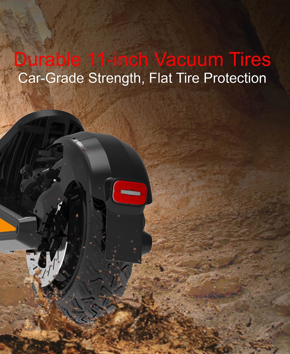 DT06 Electric Scooter 2*1900W Motor 60V 23 4Ah Battery 11-inch Tire 75km/h Max Speed 85km Range Dual Hydraulic Brake