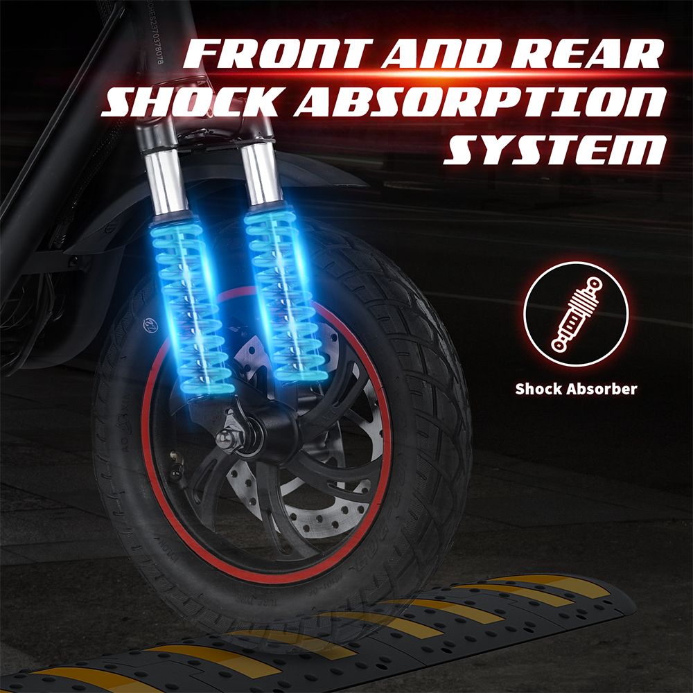 Honeywhale M5 Pro-S Electric Scooter with Seat 500W Motor 12 Inch Pneumatic Tire 48V 13Ah Battery 48km/h Max Speed 35km Ma