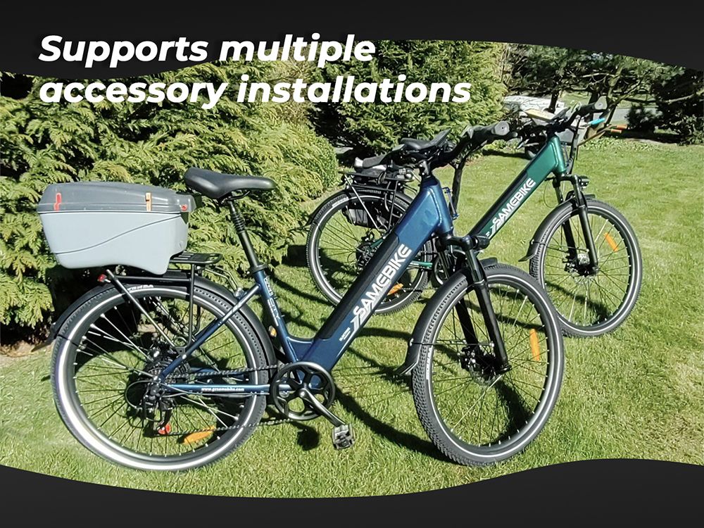 SAMEBIKE RS-A01 Pro-T Electric Bike 500W Motor 36V 15Ah Battery 27 5'*2 1 inch Tire 32km/h Max Speed 90km Range Mechanica