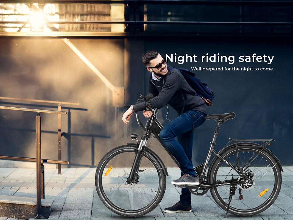 SAMEBIKE RS-A01 Pro-T Electric Bike  500W Motor  36V 15Ah Battery  27 5'*2 1 inch Tire  32km/h Max Speed  90km Range  Mechanica