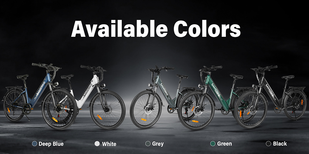 SAMEBIKE RS-A01 Pro-T Electric Bike  500W Motor  36V 15Ah Battery  27 5'*2 1 inch Tire  32km/h Max Speed  90km Range  Mechanica