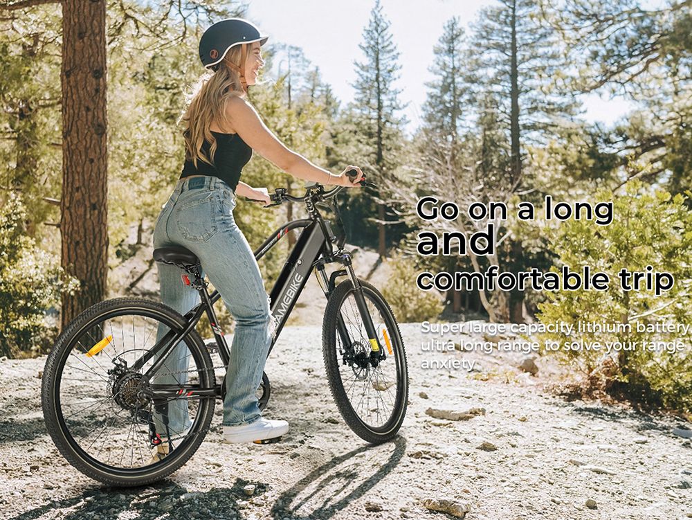 SAMEBIKE RS-A01 Men Electric Bike  500W Motor  36V 15Ah Battery  26 inch Tire  35km/h Max Speed  80km Range  Mechanical Disc Br