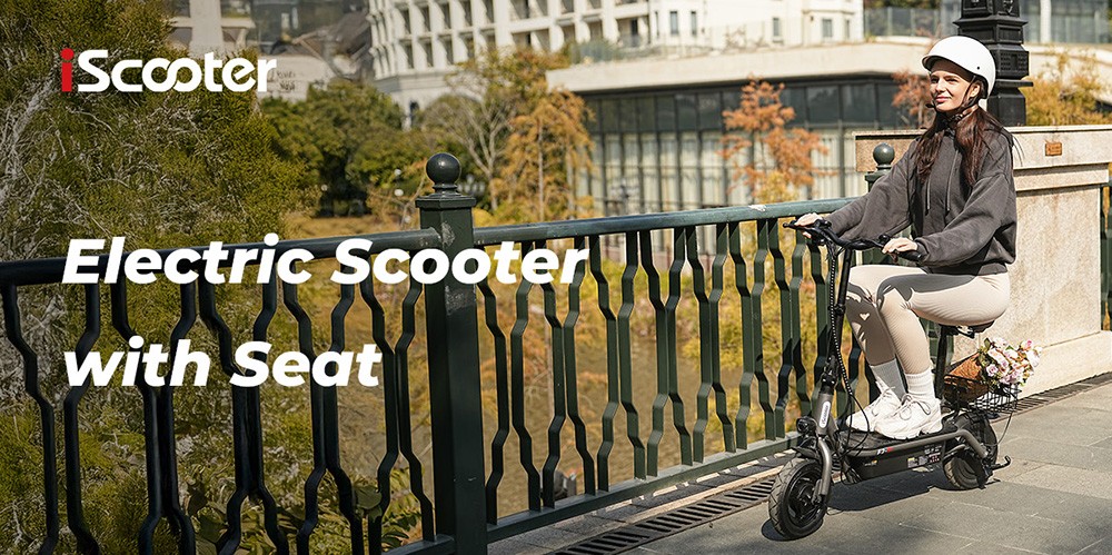 iScooter F3 Electric Scooter with Seat 