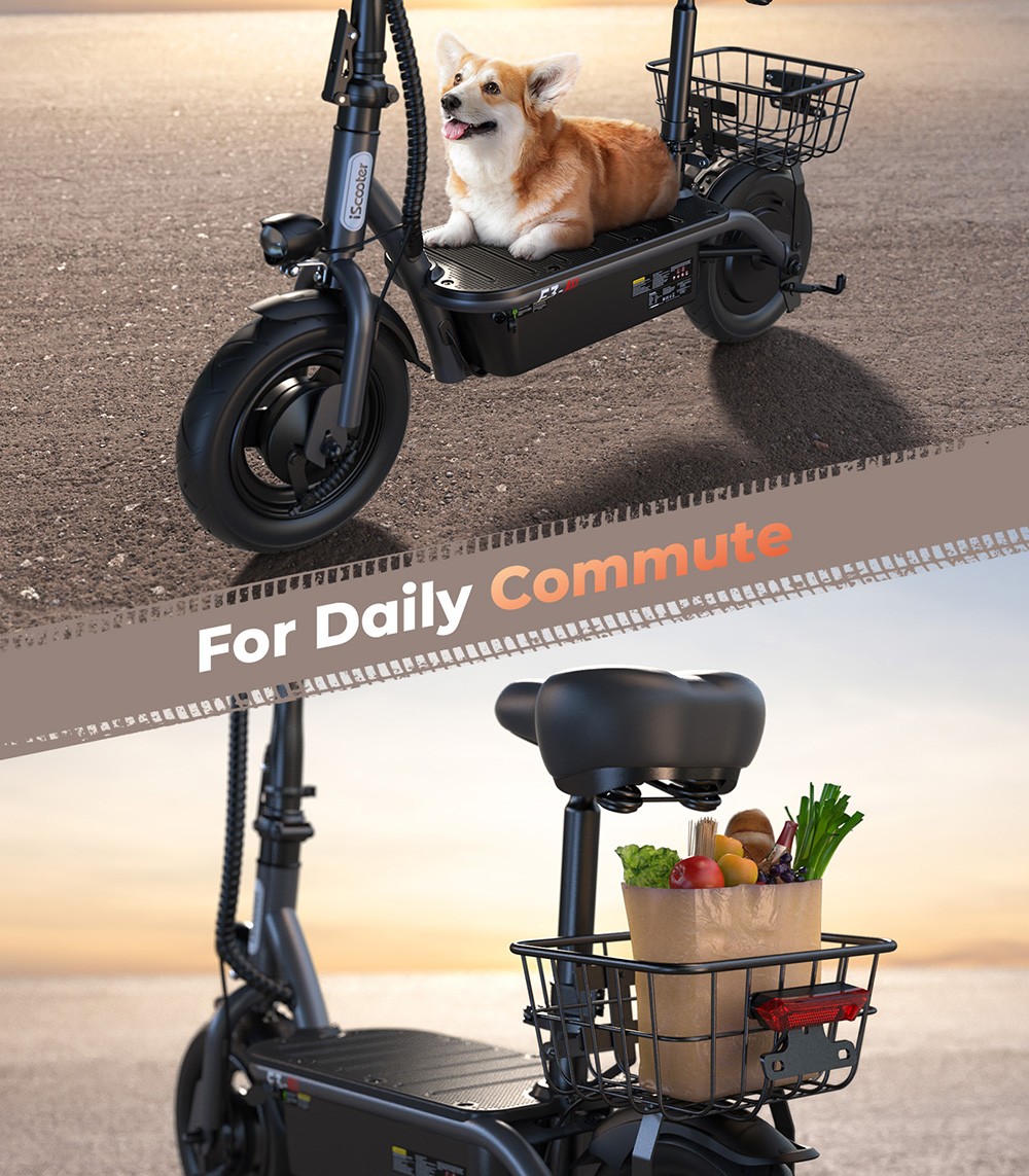 iScooter F3 Electric Scooter with Seat 