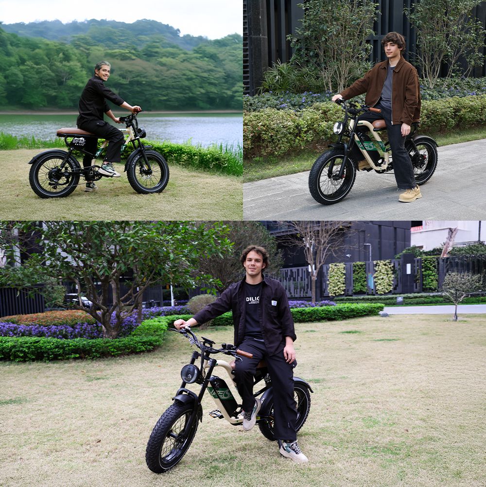 ONESPORT W66 Electric Bike  500W Motor  48V 13 5Ah Battery  20*4 0 inch Tire  25km/h Max Speed  100km Range  Front 