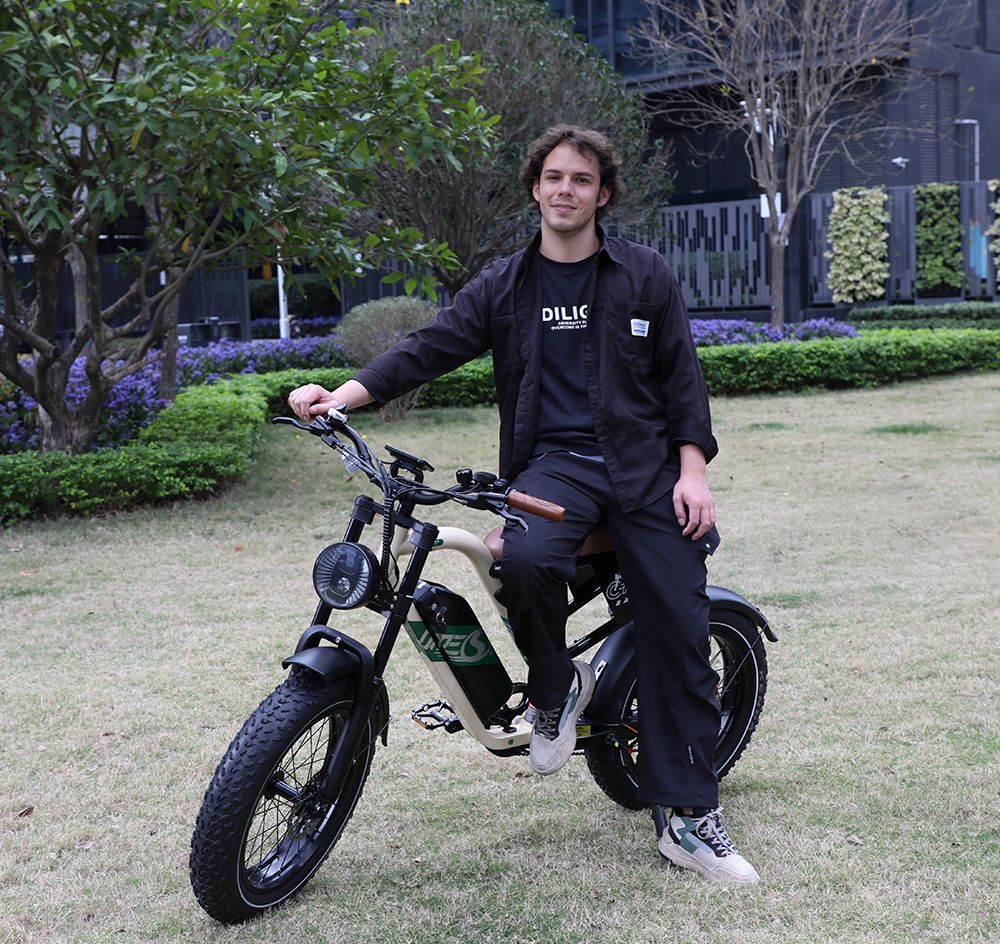 ONESPORT W66 Electric Bike  500W Motor  48V 13 5Ah Battery  20*4 0 inch Tire  25km/h Max Speed  100km Range  Front 