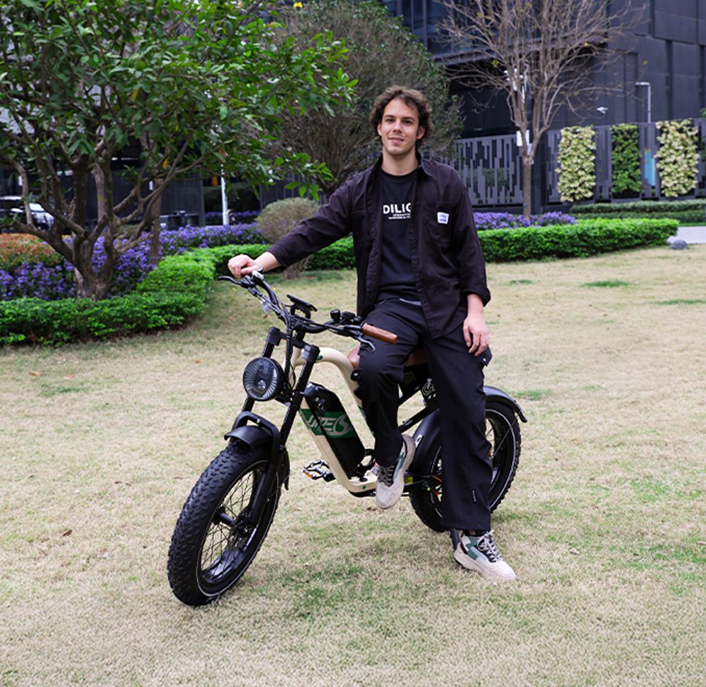 ONESPORT W66 Electric Bike  500W Motor  48V 13 5Ah Battery  20*4 0 inch Tire  25km/h Max Speed  100km Range  Front 