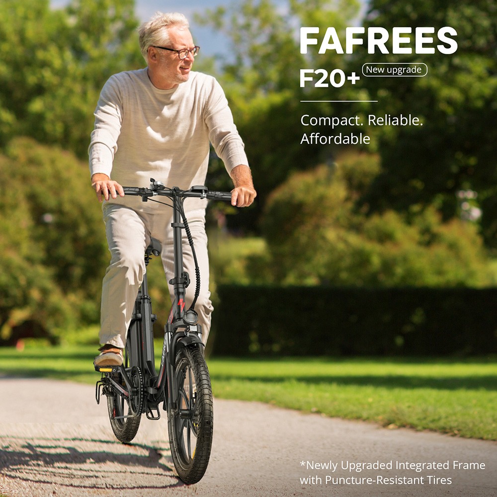 Fafrees F20  Folding Electric Bike  250W Motor  36V 20Ah Battery  20*3 0 inch Tires  25km/h Max Speed  90km Max Range  Disc Bra