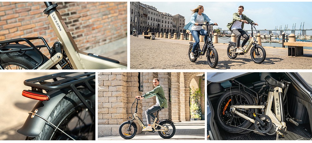 ENGWE L20 3 0 Pro Electric Bike 250W Motor 48V 15Ah Battery 20x3 0 inch Tire 160km Max Range Hydraulic Brake Full Suspens